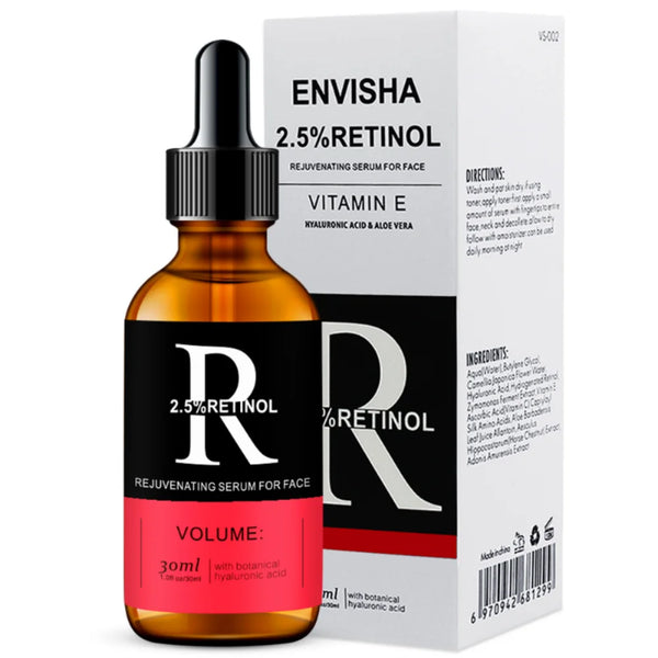 "Organic Retinol Serum: Anti-Aging, Whitening, Vitamin C, Hyaluronic Acid